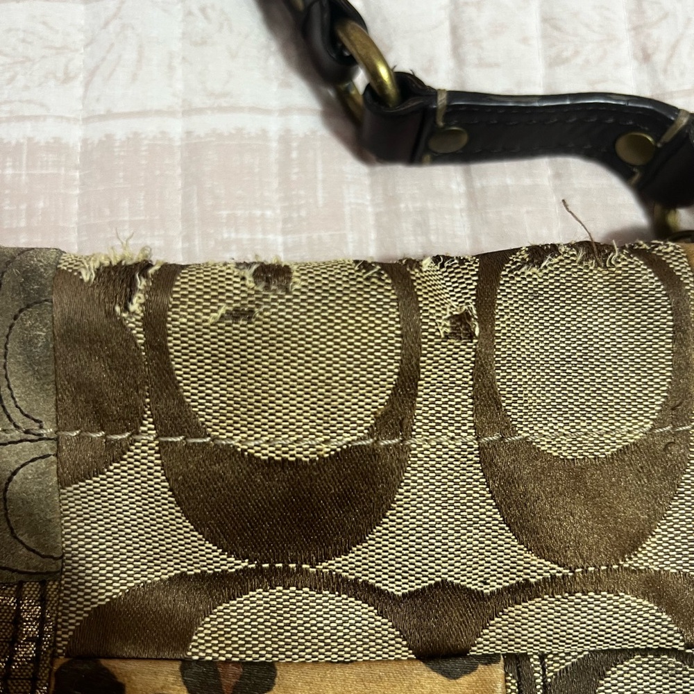 Coach Patchwork Shoulder Bag - image 8